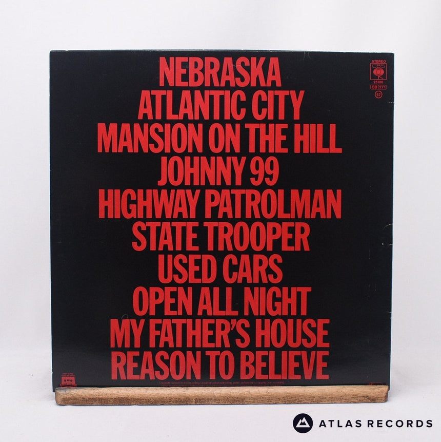 Bruce Springsteen - Nebraska - LP Vinyl Record - EX/EX