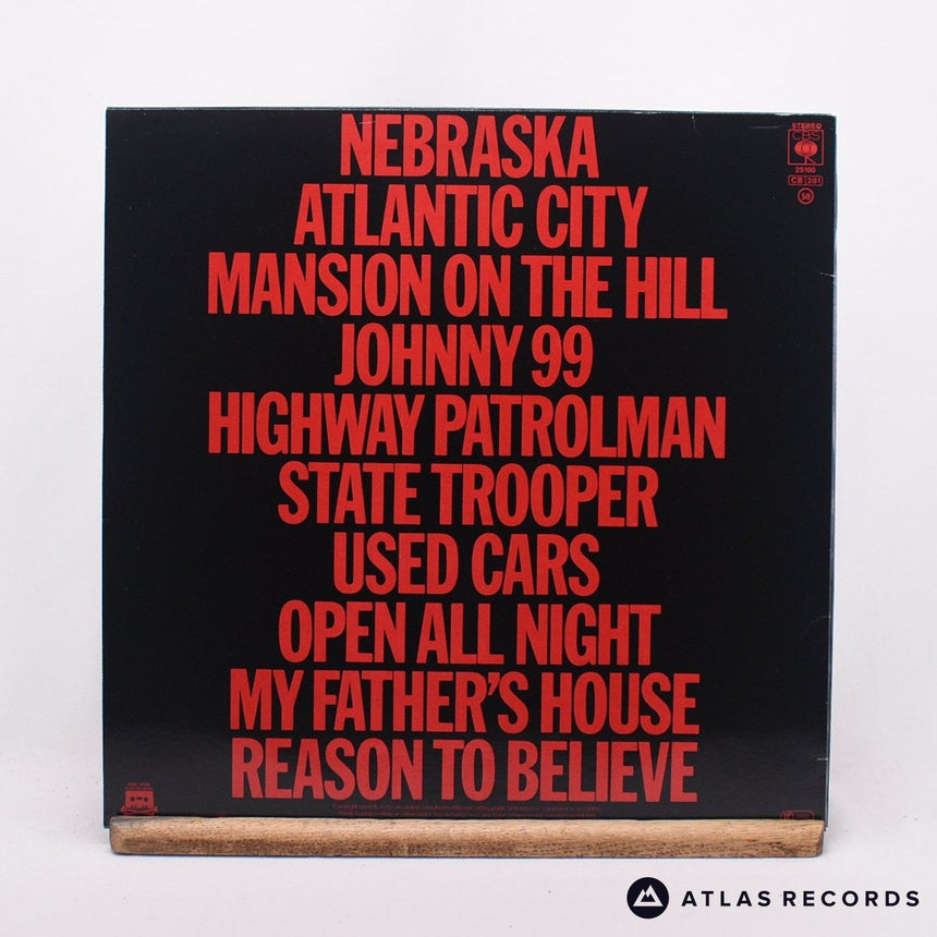 Bruce Springsteen - Nebraska - Reissue LP Vinyl Record - EX/EX