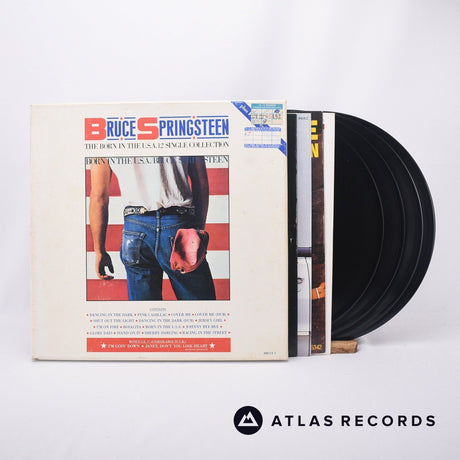 Bruce Springsteen The Born In The U.S.A. 12" Single Collection 4 x 12" Vinyl Record - Front Cover & Record