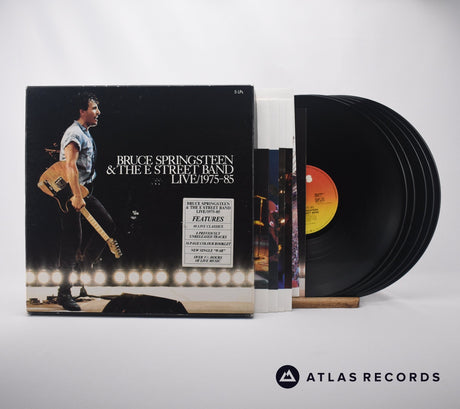 Bruce Springsteen & The E-Street Band Live 1975-85 Box Set Vinyl Record - Front Cover & Record