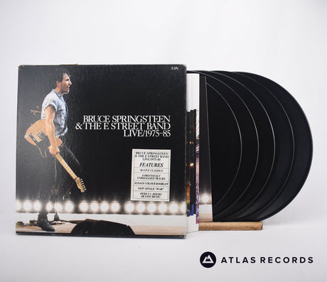Bruce Springsteen & The E-Street Band Live/1975-85 5 x LP Vinyl Record - Front Cover & Record
