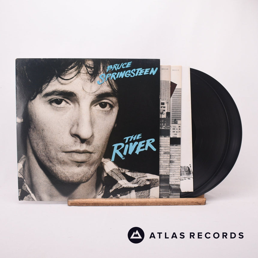 Bruce Springsteen The River 2 x LP Vinyl Record - Front Cover & Record