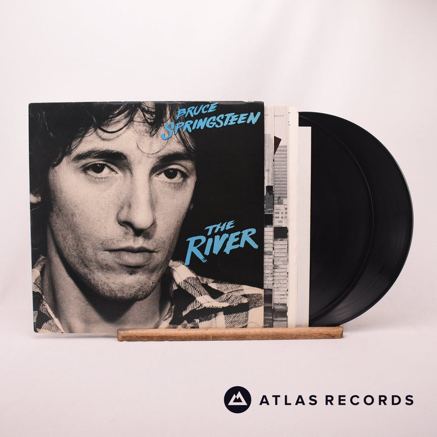 Bruce Springsteen The River 2 x LP Vinyl Record - Front Cover & Record