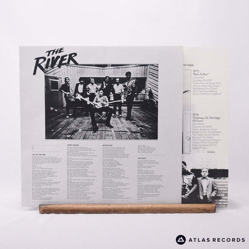 Bruce Springsteen - The River - Insert Double LP Vinyl Record - EX/VG+