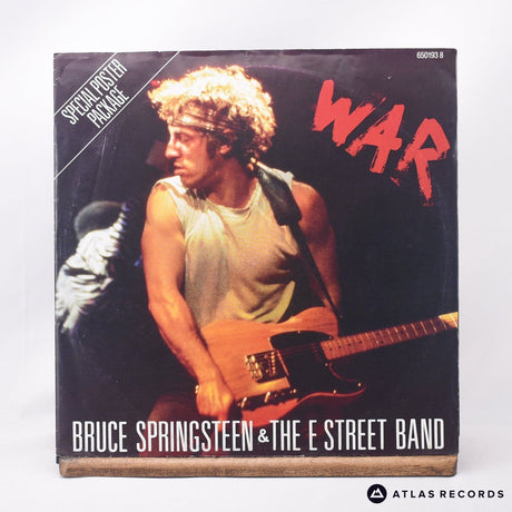 Bruce Springsteen & The E-Street Band War 12" Vinyl Record - Front Cover & Record