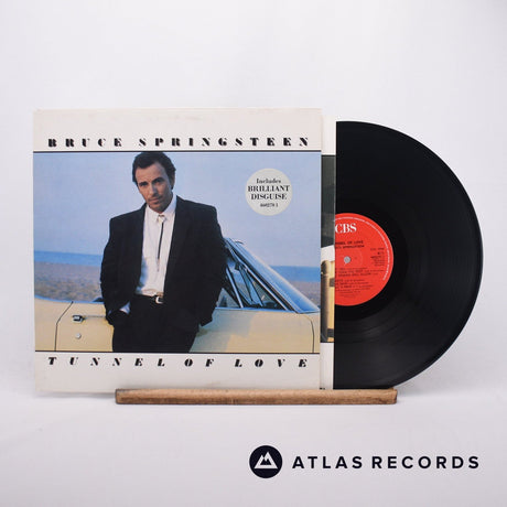 Bruce Springsteen Tunnel Of Love LP Vinyl Record - Front Cover & Record
