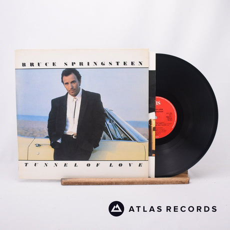 Bruce Springsteen Tunnel Of Love LP Vinyl Record - Front Cover & Record