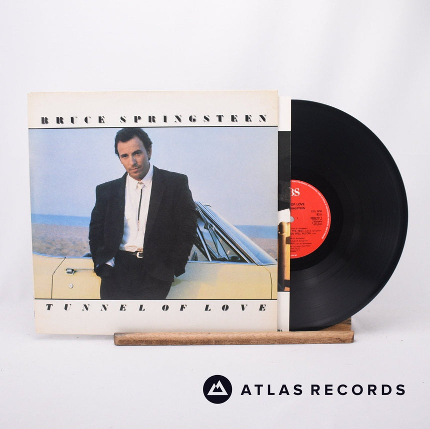 Bruce Springsteen Tunnel Of Love LP Vinyl Record - Front Cover & Record