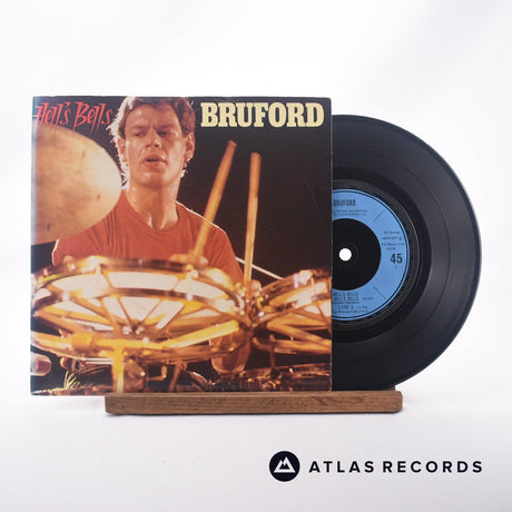 Bruford Hell's Bells 7" Vinyl Record - Front Cover & Record