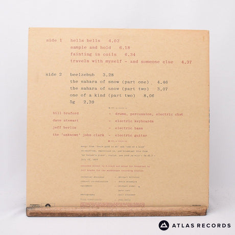 Bruford - The Bruford Tapes - LP Vinyl Record - EX/EX