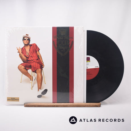 Bruno Mars XXIVK Magic LP Vinyl Record - Front Cover & Record