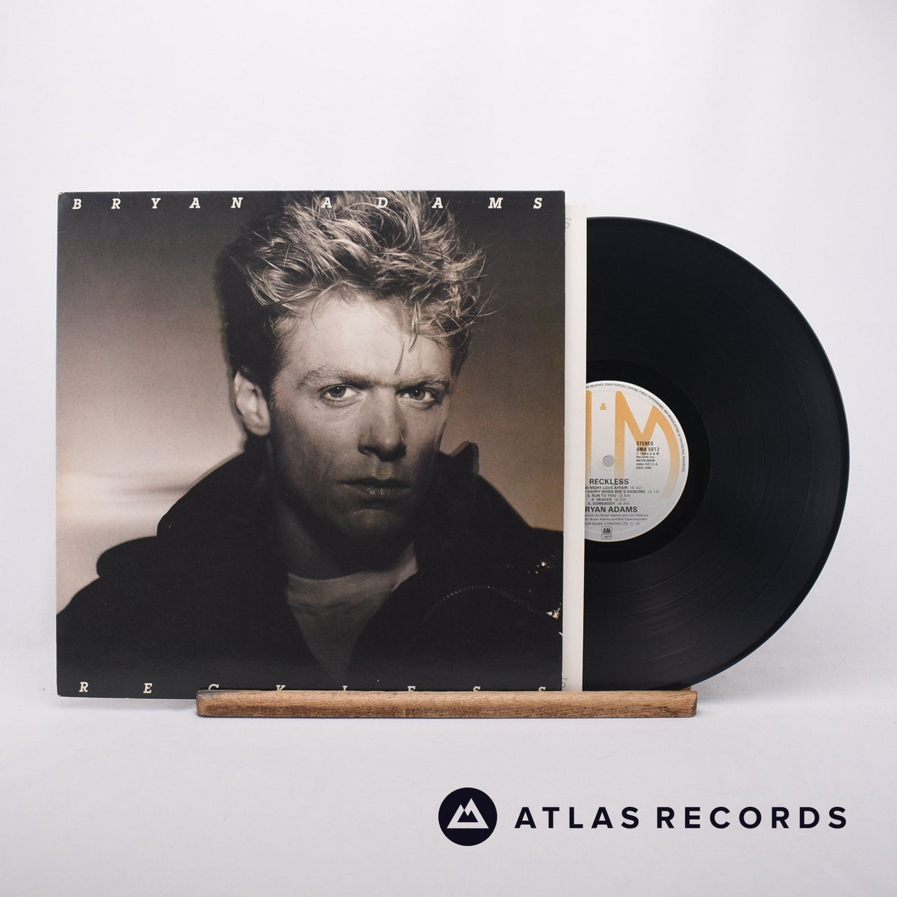 Bryan Adams Reckless LP Vinyl Record - Front Cover & Record