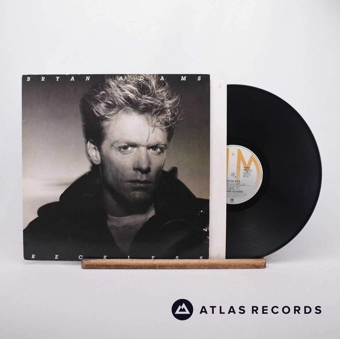 Bryan Adams Reckless LP Vinyl Record - Front Cover & Record