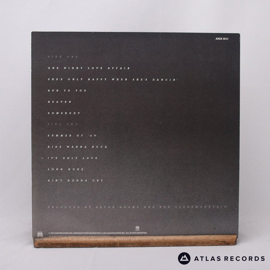 Bryan Adams - Reckless - Reissue LP Vinyl Record - EX/EX