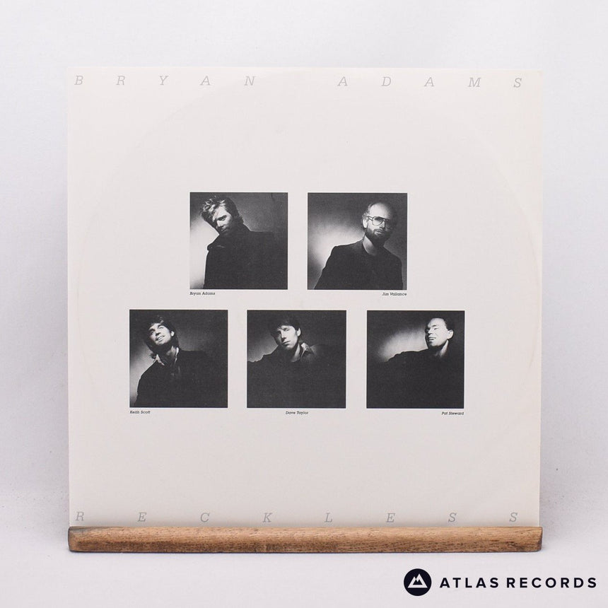 Bryan Adams - Reckless - Reissue LP Vinyl Record - EX/EX