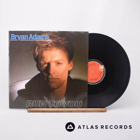 Bryan Adams Run To You 12" Vinyl Record - Front Cover & Record
