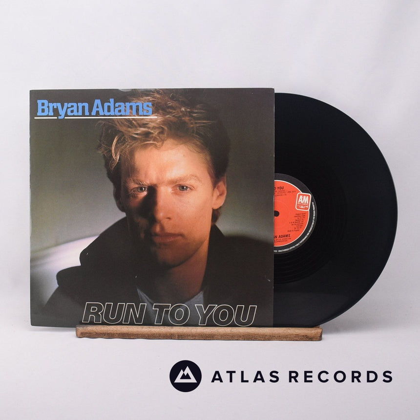 Bryan Adams Run To You 12" Vinyl Record - Front Cover & Record