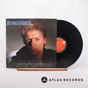 Bryan Adams Run To You 12" Vinyl Record - Front Cover & Record
