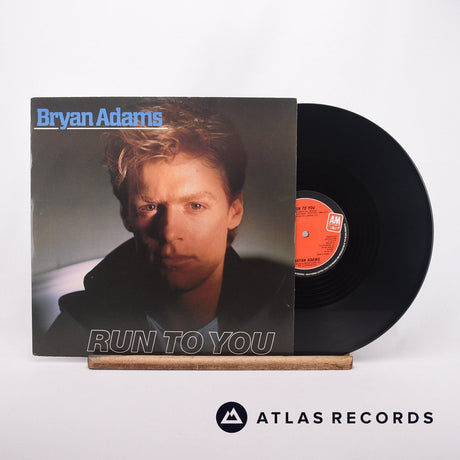 Bryan Adams Run To You 12" Vinyl Record - Front Cover & Record