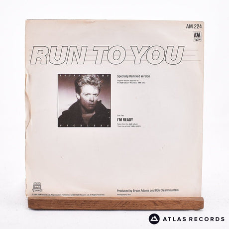 Bryan Adams - Run To You - 7" Vinyl Record - VG+/VG+