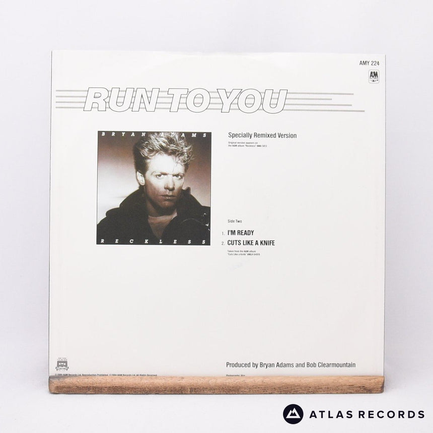 Bryan Adams - Run To You - 12" Vinyl Record - EX/EX