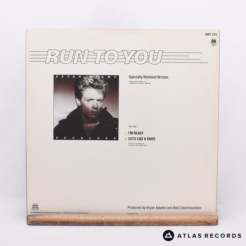 Bryan Adams - Run To You - 12" Vinyl Record - EX/EX