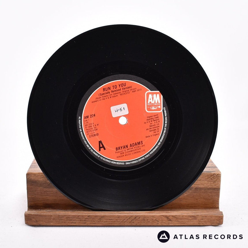 Bryan Adams - Run To You - 7" Vinyl Record - EX/EX