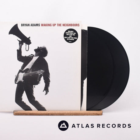 Bryan Adams Waking Up The Neighbours 2 x LP Vinyl Record - Front Cover & Record