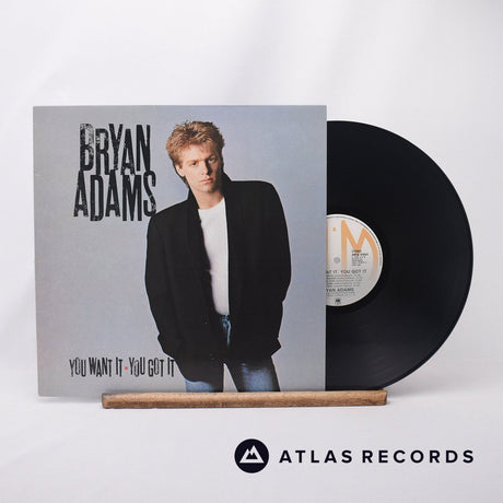 Bryan Adams You Want It, You Got It LP Vinyl Record - Front Cover & Record