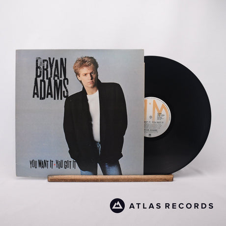 Bryan Adams You Want It, You Got It LP Vinyl Record - Front Cover & Record