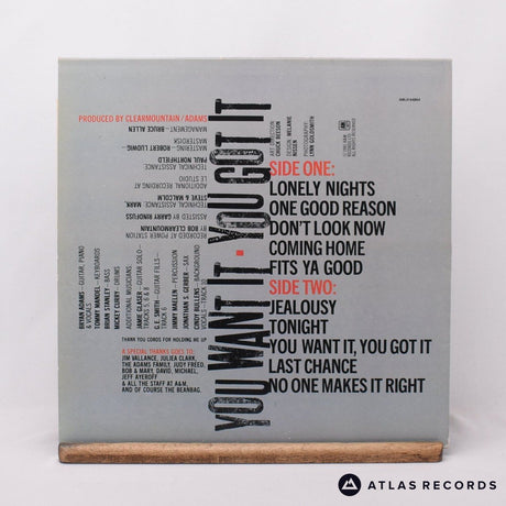 Bryan Adams - You Want It, You Got It - LP Vinyl Record - VG+/EX