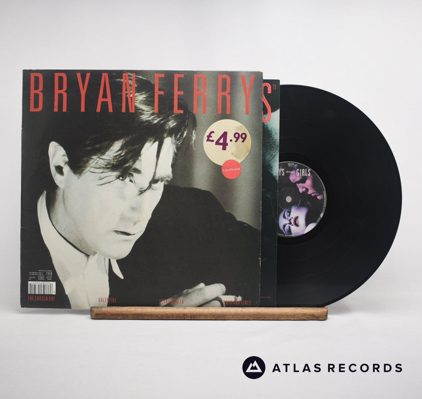 Bryan Ferry Boys And Girls LP Vinyl Record - Front Cover & Record