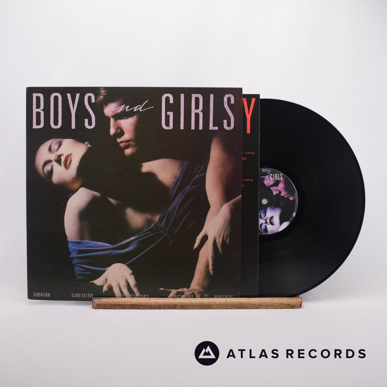 Bryan Ferry Boys And Girls LP Vinyl Record - Front Cover & Record