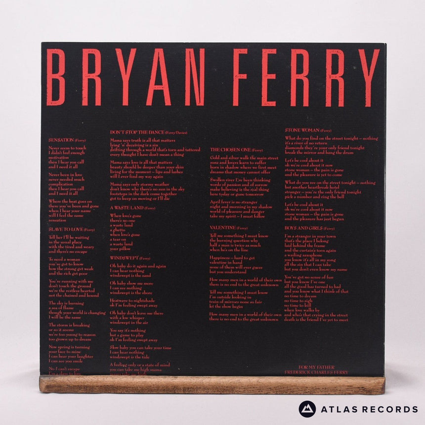 Bryan Ferry - Boys And Girls - LP Vinyl Record - VG+/VG+