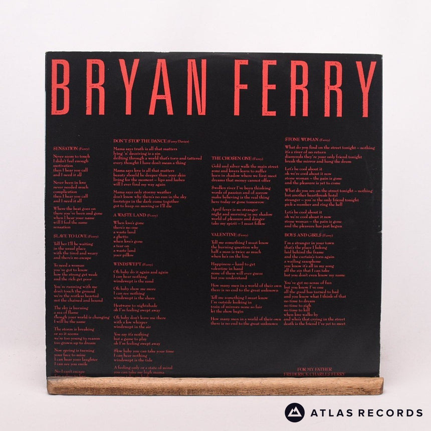 Bryan Ferry - Boys And Girls - Townhouse LP Vinyl Record - VG+/VG+