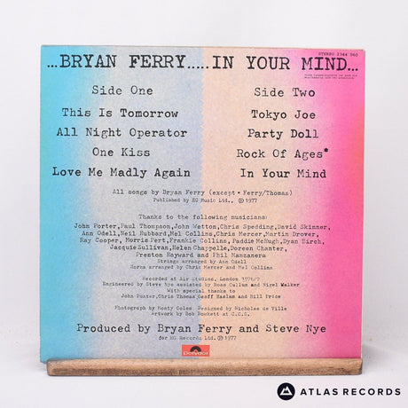 Bryan Ferry - In Your Mind - LP Vinyl Record - EX/EX