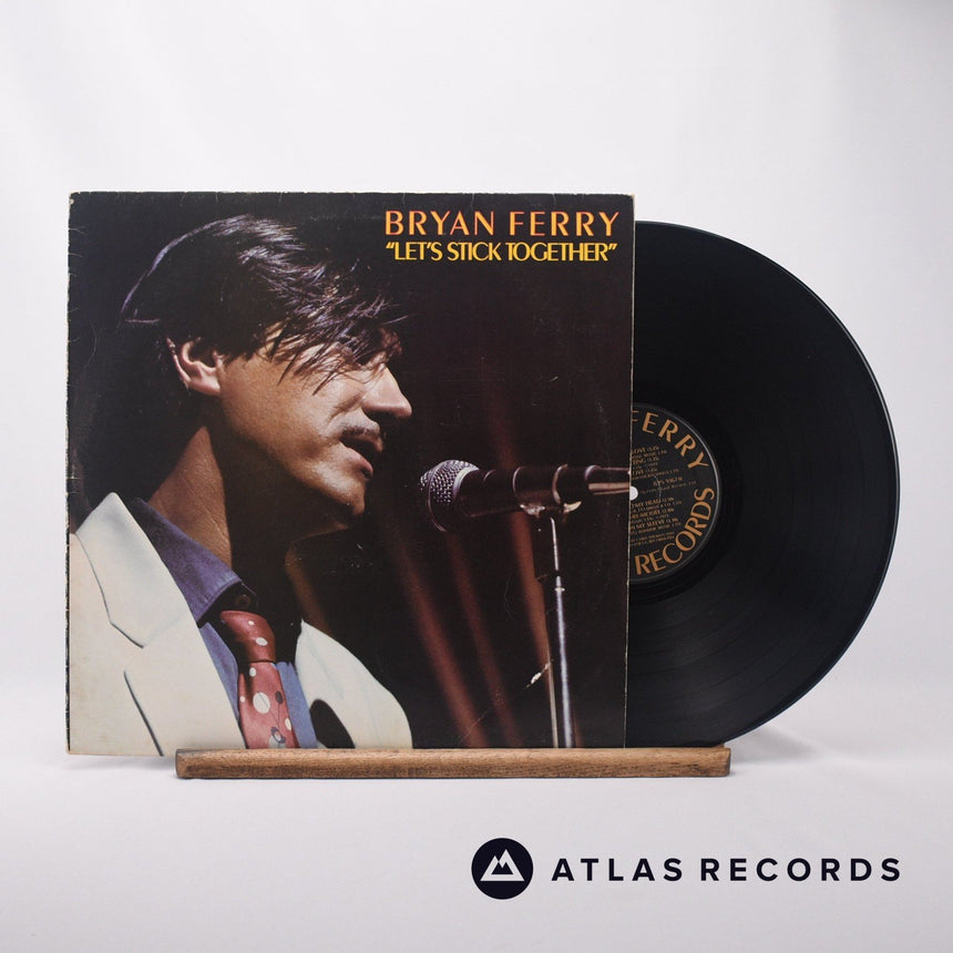 Bryan Ferry Let's Stick Together LP Vinyl Record - Front Cover & Record