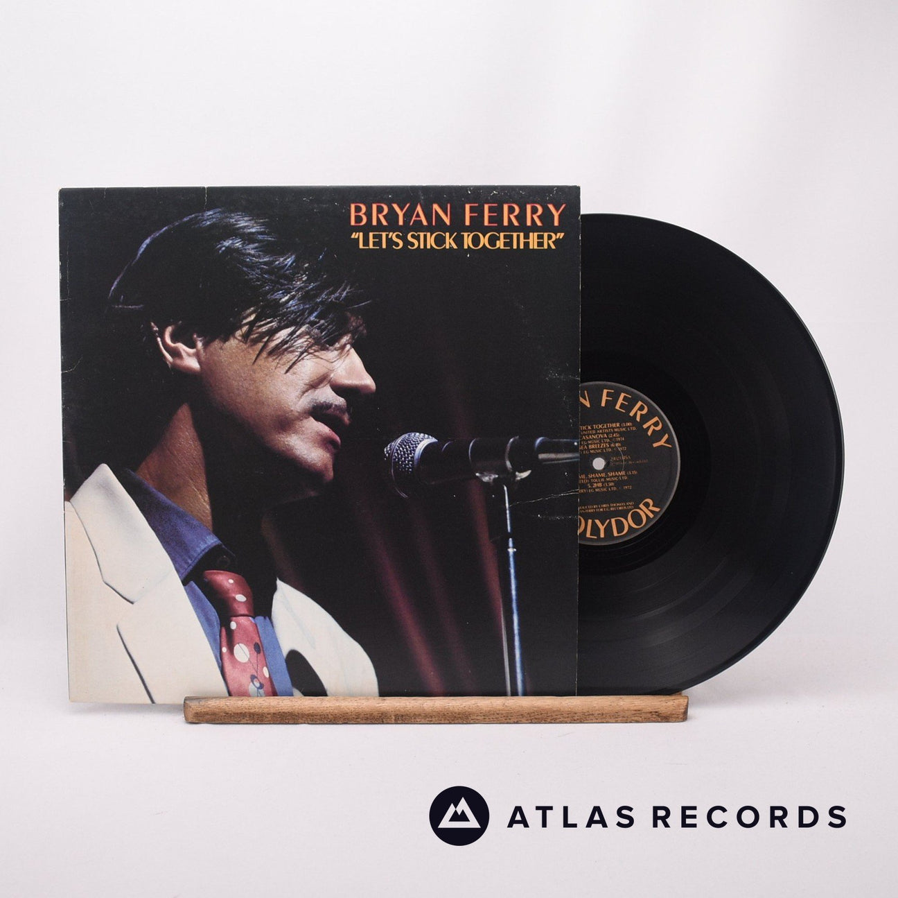 Bryan Ferry Let's Stick Together LP Vinyl Record - Front Cover & Record