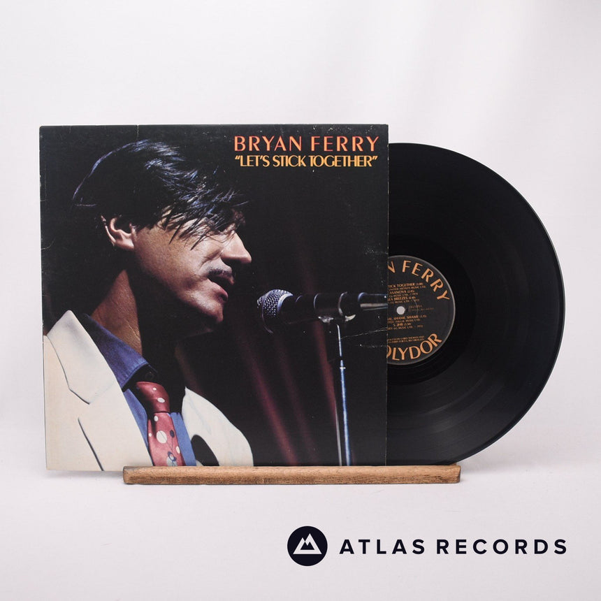 Bryan Ferry Let's Stick Together LP Vinyl Record - Front Cover & Record