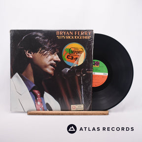 Bryan Ferry Let's Stick Together LP Vinyl Record - Front Cover & Record