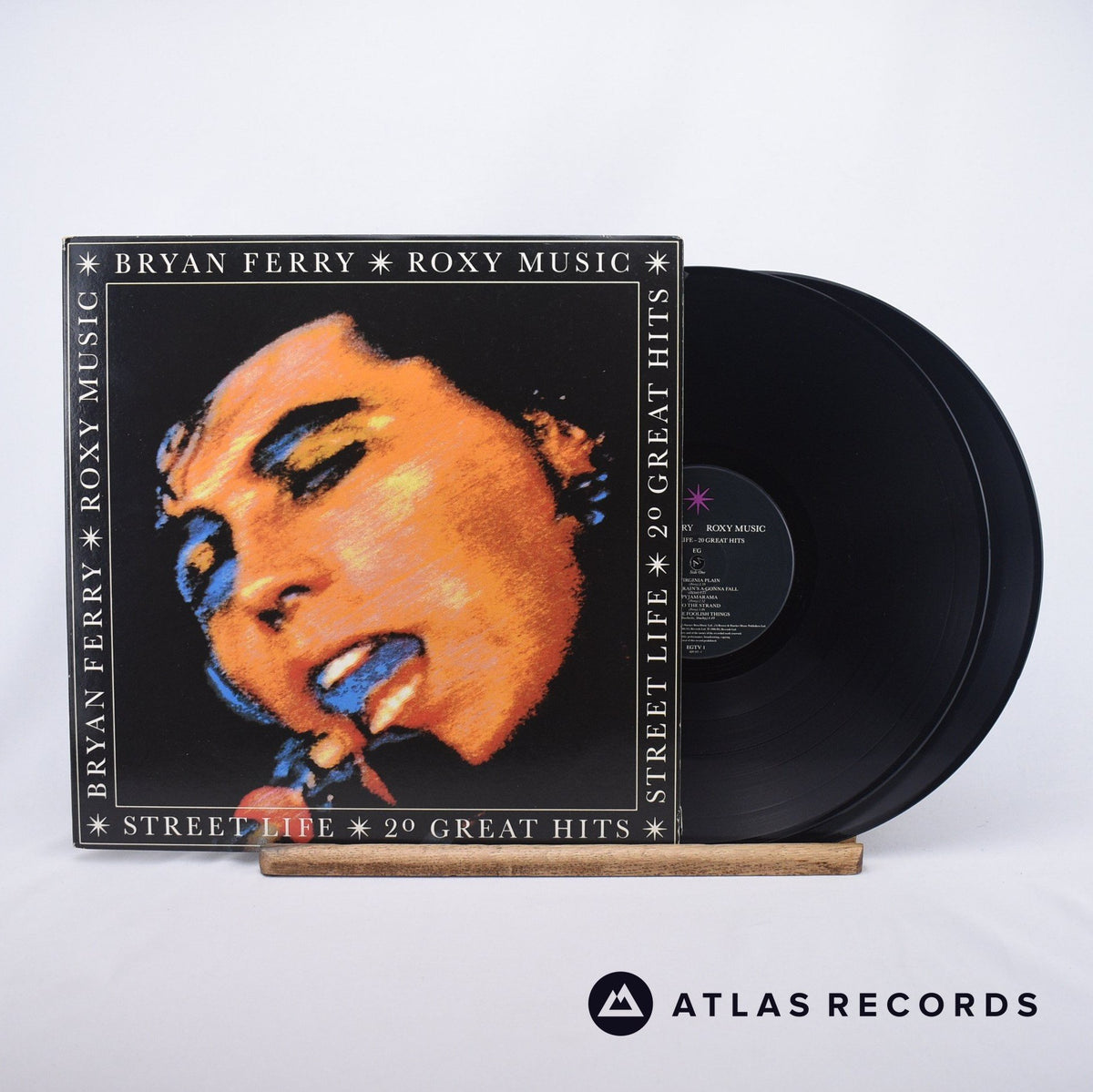 Bryan Ferry Street Life - 20 Great Hits 2 x LP Vinyl Record - Front Cover & Record