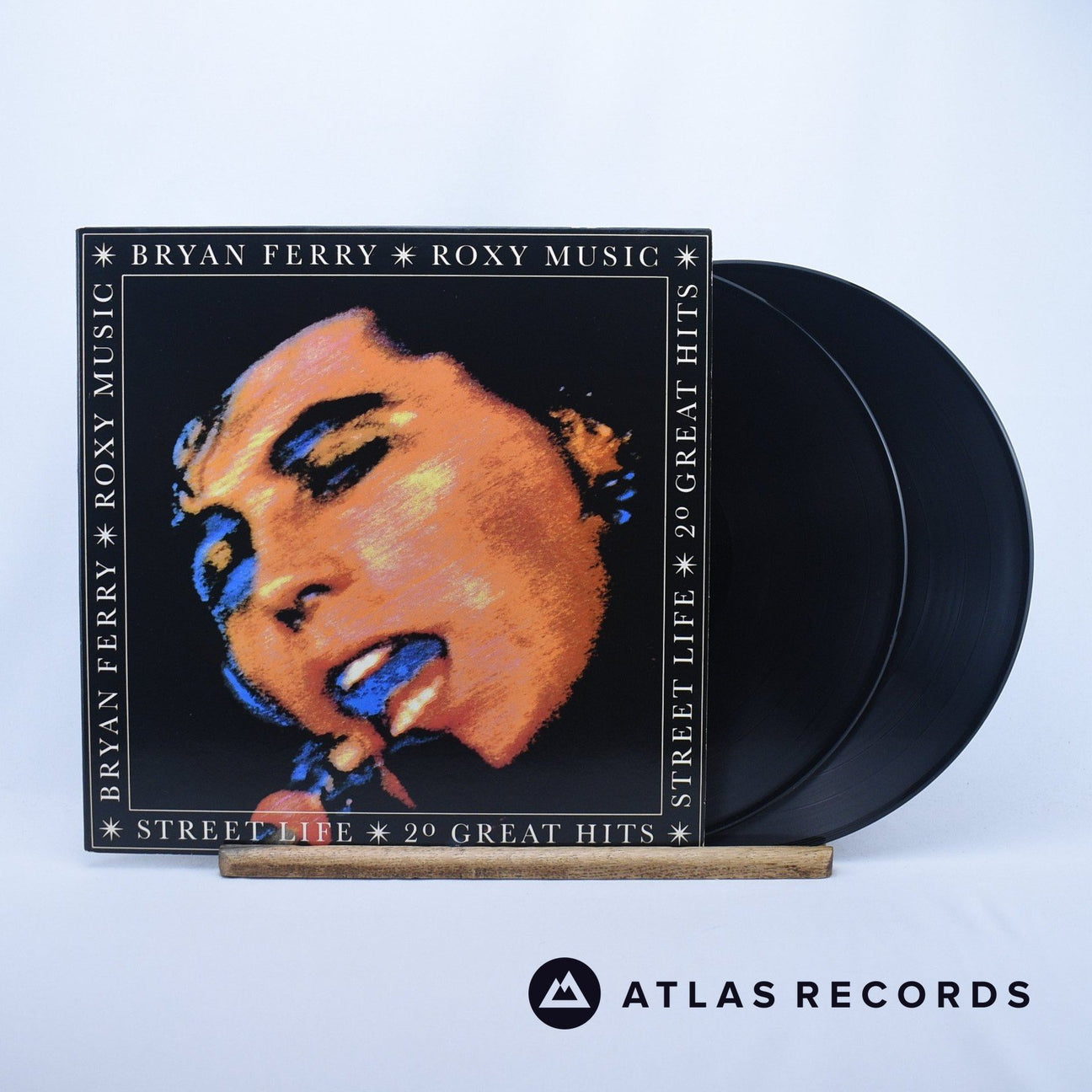 Bryan Ferry Street Life - 20 Great Hits 2 x LP Vinyl Record - Front Cover & Record