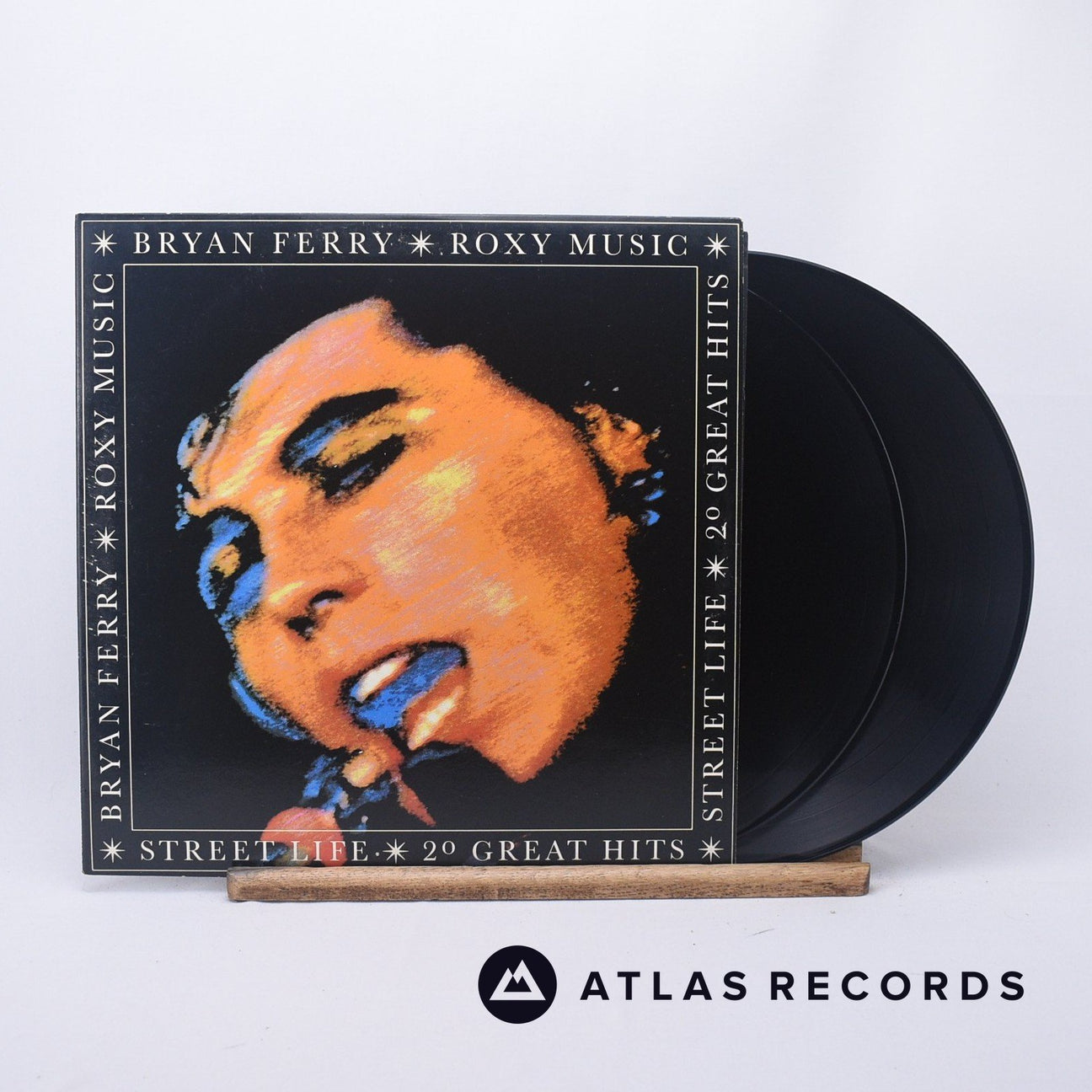 Bryan Ferry Street Life - 20 Great Hits 2 x LP Vinyl Record - Front Cover & Record