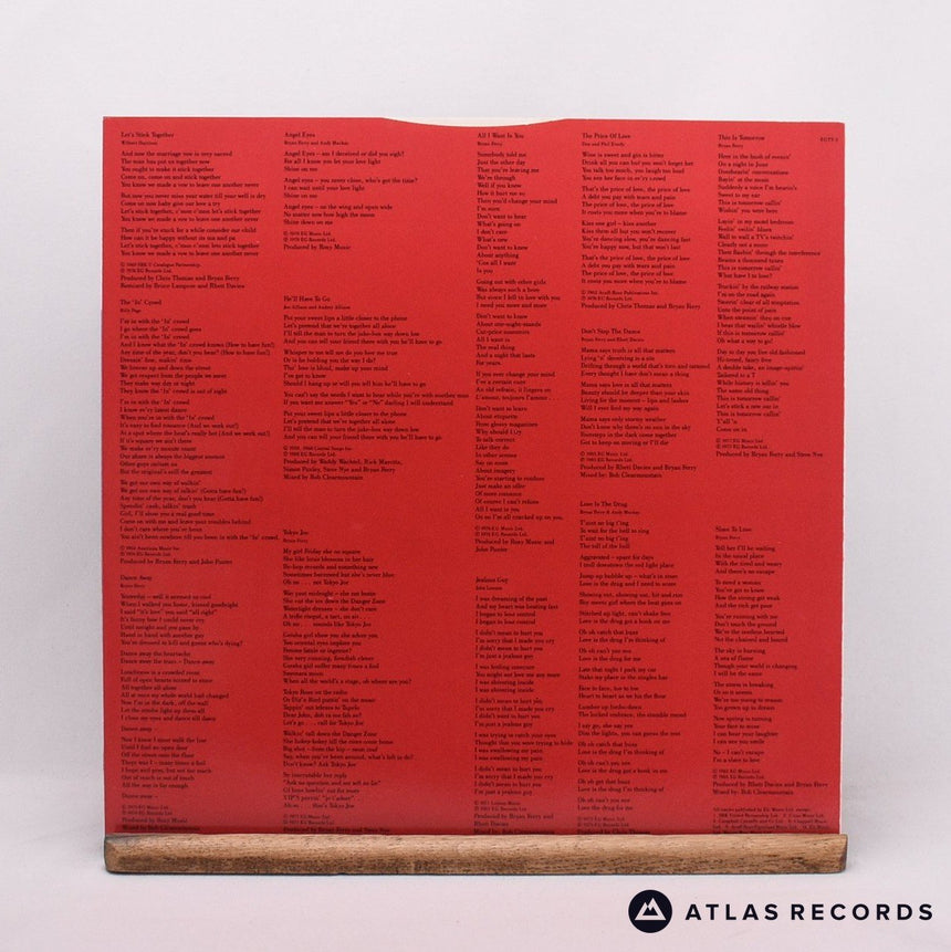 Bryan Ferry - The Ultimate Collection - Envelope Sleeve LP Vinyl Record - EX/VG+