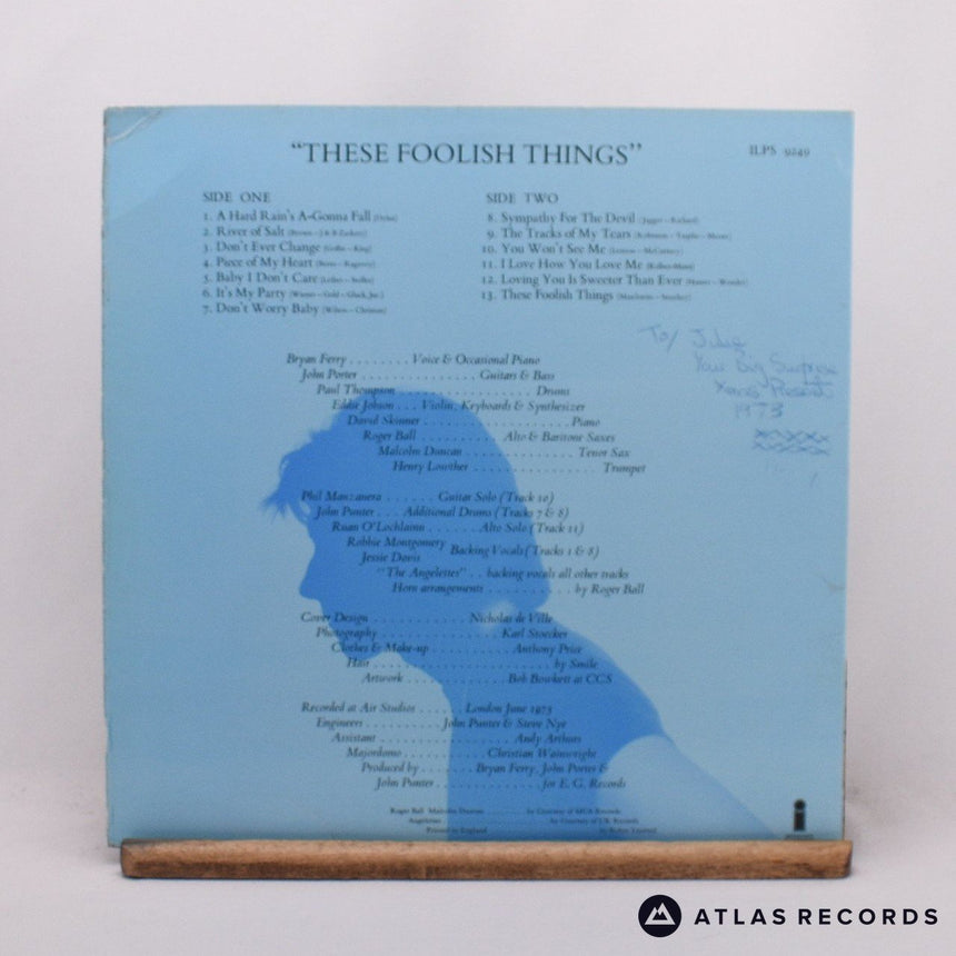 Bryan Ferry - These Foolish Things - LP Vinyl Record - VG+/EX