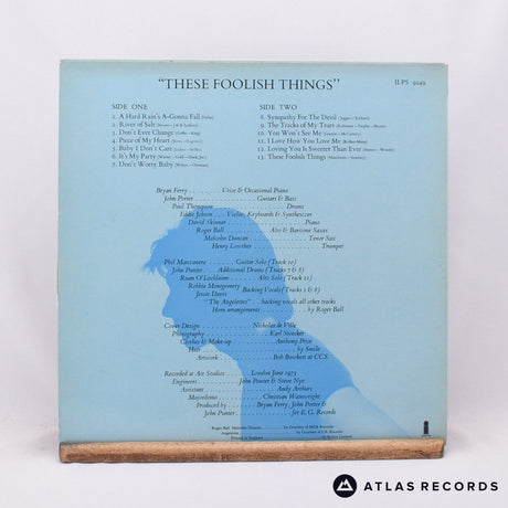 Bryan Ferry - These Foolish Things - LP Vinyl Record - VG+/EX