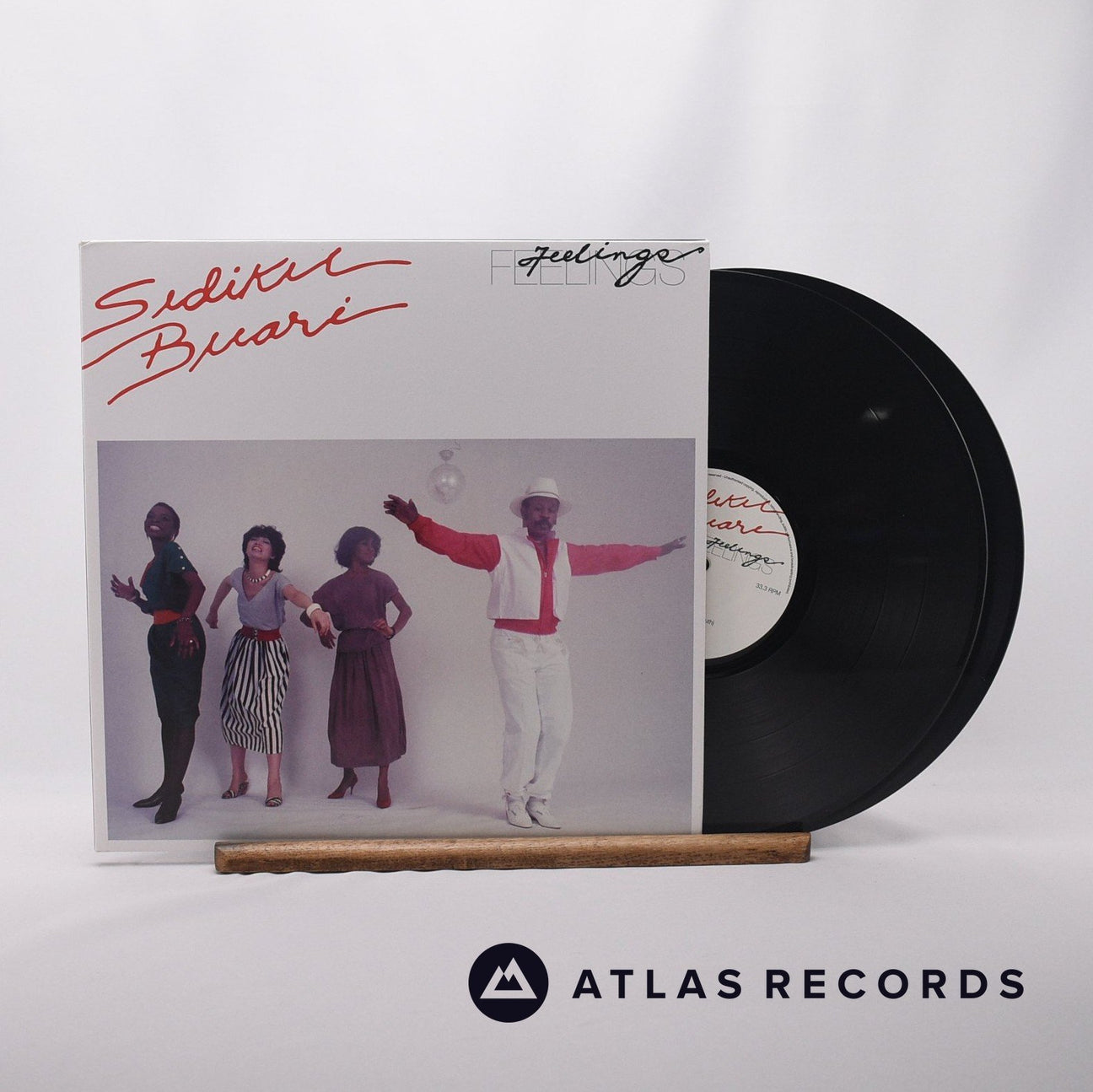 Buari Feelings & Jam Busters Double LP Vinyl Record - Front Cover & Record