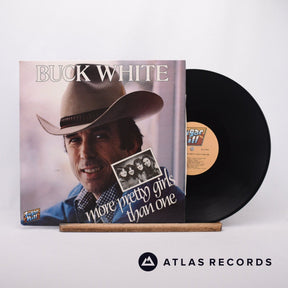 Buck White More Pretty Girls Than One LP Vinyl Record - Front Cover & Record