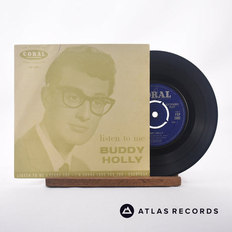 Buddy Holly Listen To Me 7" Vinyl Record - Front Cover & Record