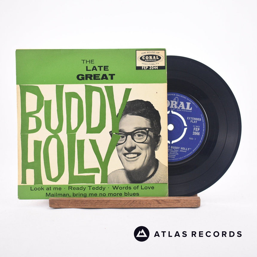 Buddy Holly The Late Great Buddy Holly 7" Vinyl Record - Front Cover & Record